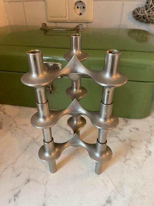 3x Stoff Nagel BMF kandelaar, Antiek en Kunst, Antiek | Kandelaars, Ophalen of Verzenden