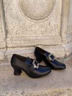 Zwarte dames renaissance schoenen (hakken middeleeuwse larp), Verzenden, Nieuw, Zwart, Overige typen