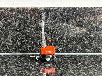Resin Bouwpakket Lichtwagen aanhanger lichtmast Boels 1:87  beschikbaar voor biedingen