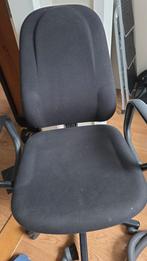 Zwarte Interstuhl bureau stoel, Huis en Inrichting, Ophalen, Gebruikt, Zwart