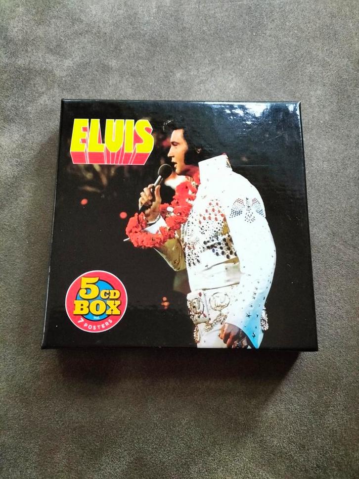 Elvis Presley 5cd box "100 SUPER ROCKS", Cd's en Dvd's, Cd's | Rock, Zo goed als nieuw, Ophalen of Verzenden