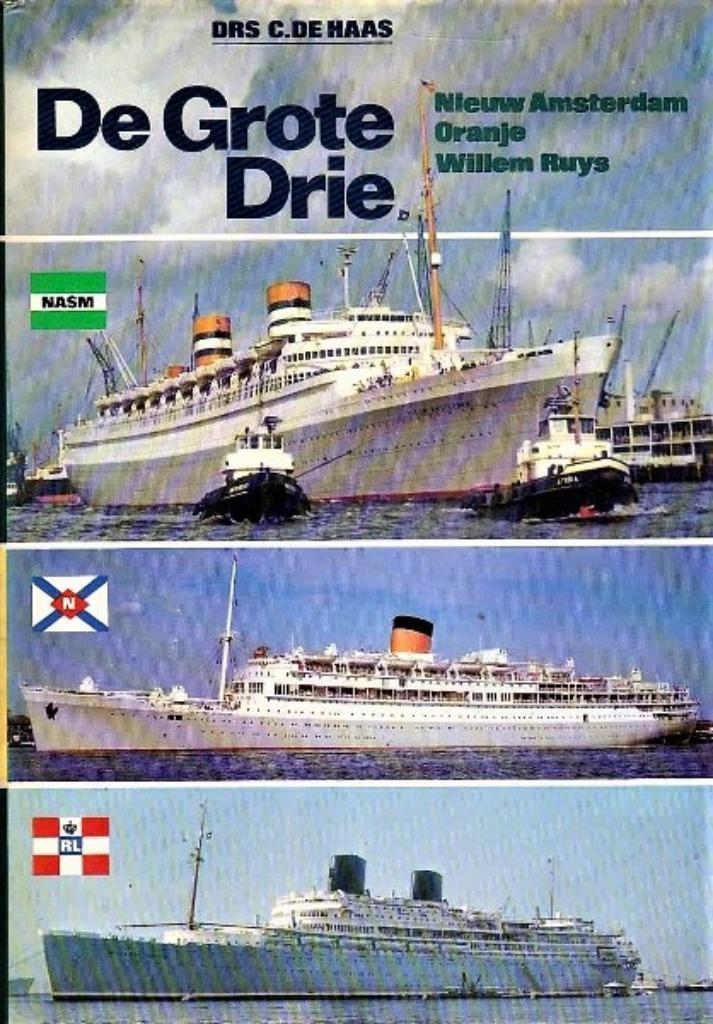 Haas - De Grote Drie, Verzamelen, Scheepvaart, Gebruikt, Boek of Tijdschrift, Ophalen