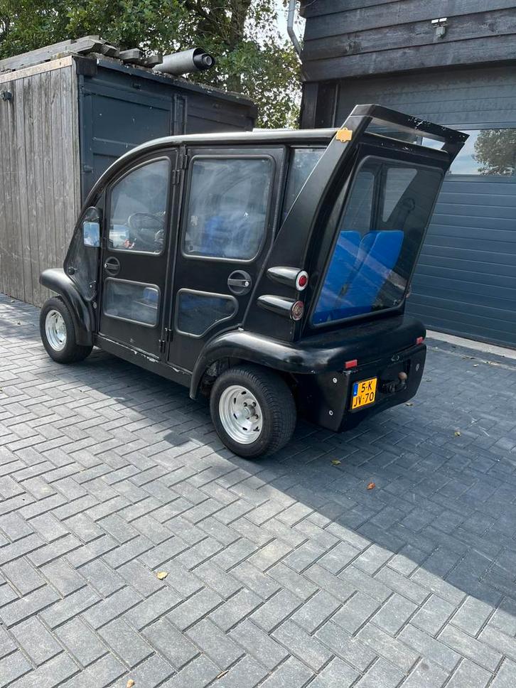 Golfkar Shuttle 4-Persoons met Kenteken, Sport en Fitness, Golf, Zo goed als nieuw, Golfkar, Ophalen