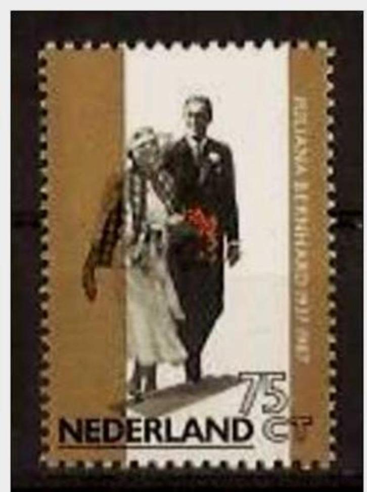 1987 Huw Jubileum Juliana en Bernhard  NVPH 1367 Postfris, Postzegels en Munten, Postzegels | Nederland, Postfris, Na 1940, Verzenden