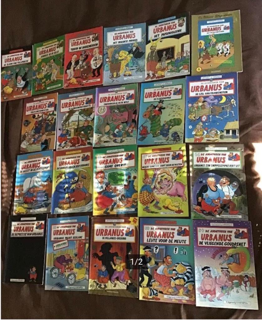 27 uitgaves Urbanus door Linthout en Urbanus, Meerdere stripboeken, Ophalen of Verzenden, Gelezen