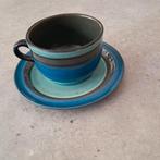 Waku West Germany mok en bordje, Antiek en Kunst, Antiek | Servies los, Ophalen of Verzenden
