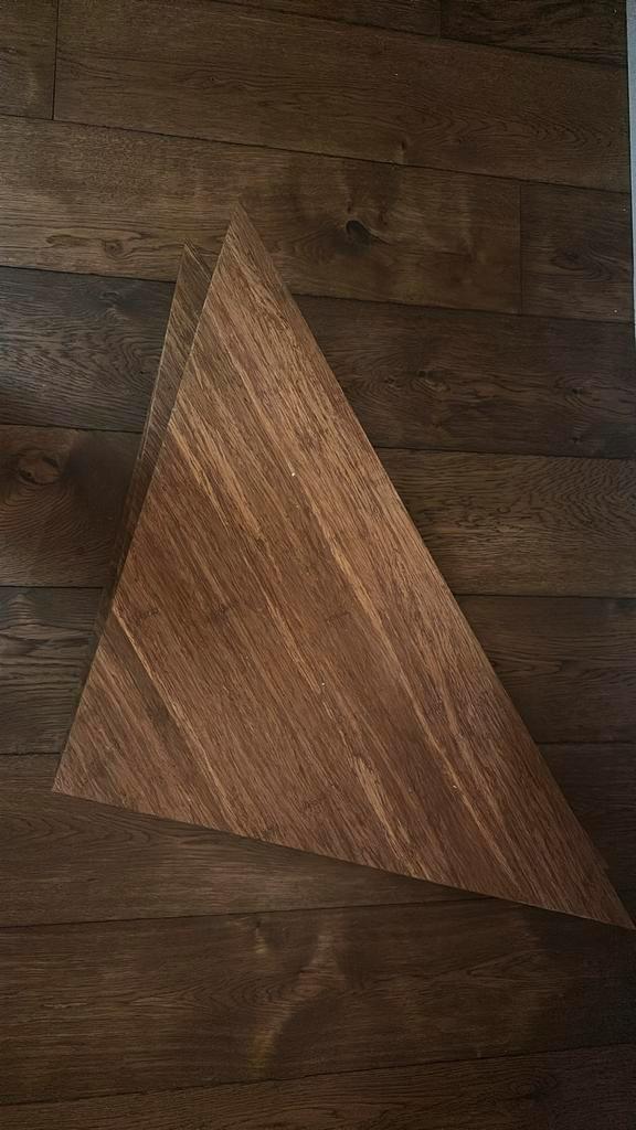 Hoekplanken (3stuks) van bamboe hout, Doe-het-zelf en Verbouw, Hout en Planken, Zo goed als nieuw, Plank, Overige houtsoorten