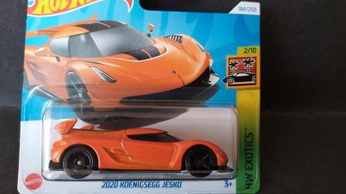 Koenigsegg Jesko 2020 1:64 3inch Hotwheels Pol, Hobby en Vrije tijd, Modelauto's | Overige schalen, Nieuw, Ophalen of Verzenden