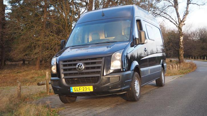 VW Crafter L2H2 buscamper 3 persoons met liftbed, Caravans en Kamperen, Campers, Particulier, tot en met 3, Buscamper of Camperbus