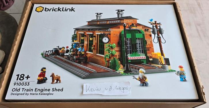 Lego bricklink 910033 old train engine shed. Nieuw ongeopend, Kinderen en Baby's, Speelgoed | Duplo en Lego, Nieuw, Lego, Complete set