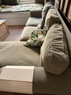 3-seat bench with chaise longue, gray-green, Huis en Inrichting, Banken | Sofa's en Chaises Longues, Ophalen, Gebruikt, 150 tot 200 cm