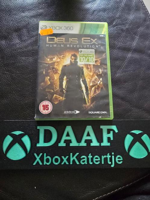 Deus ex human revolution - xbox 360/one/series x, Spelcomputers en Games, Games | Xbox 360, Zo goed als nieuw, Avontuur en Actie