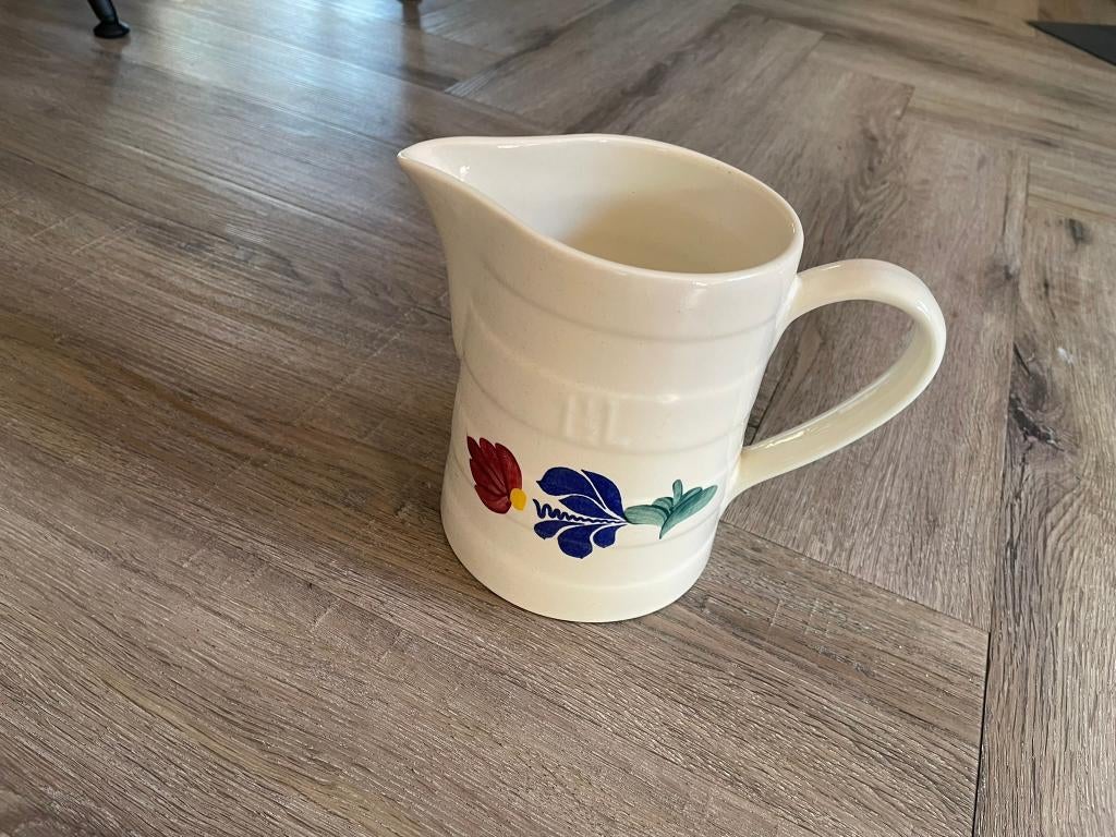 Melkkan boerenbont, Huis en Inrichting, Keuken | Servies, Ophalen, Gebruikt, Overige typen, Aardewerk
