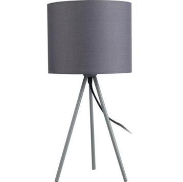 Moderne tafellamp tripod grijs beschikbaar voor biedingen