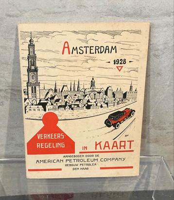 Verkeersregeling Amsterdam 1928 American Petroleum Compagnie beschikbaar voor biedingen