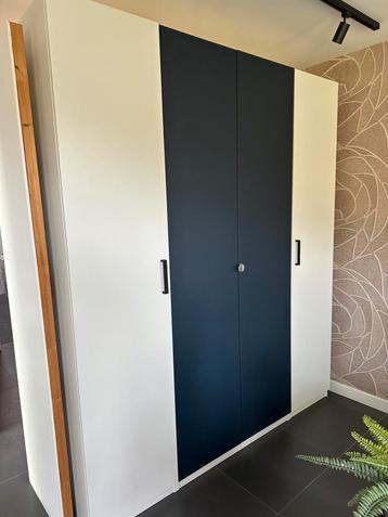2x Ikea PAX deur 50x229cm blauw met patroon