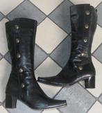 Il/ Lorenzo Masiero Zwarte, Leren Laarzen maat 37, Kleding | Dames, Schoenen, Hoge laarzen, Zwart, Ophalen of Verzenden, Zo goed als nieuw