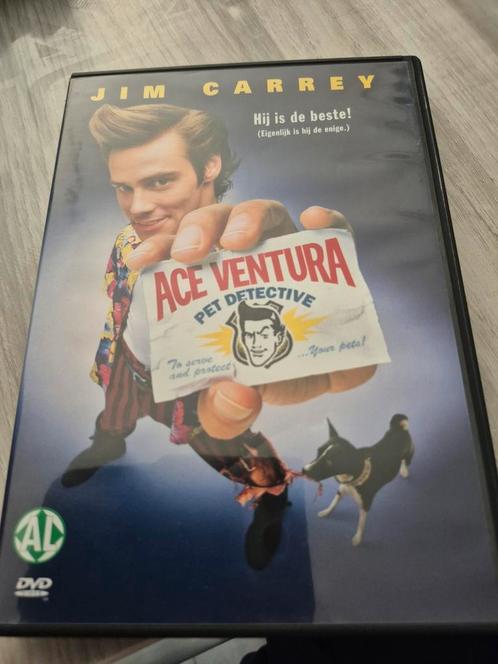 dvd ace ventura pet detective, Cd's en Dvd's, Dvd's | Komedie, Zo goed als nieuw, Romantische komedie, Alle leeftijden, Ophalen of Verzenden