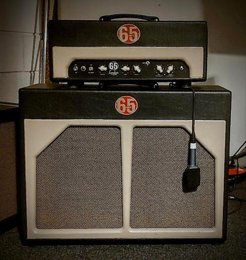 65 Amps London Pro top + 2x 12" cab, Muziek en Instrumenten, Versterkers | Bas en Gitaar, Zo goed als nieuw, Minder dan 50 watt