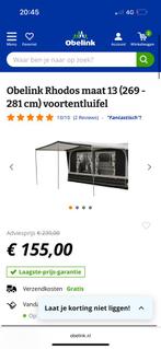 Luifel maat 13 obelink met stangen, Caravans en Kamperen, Ophalen