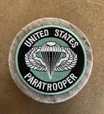US Paratrooper militaire patch(velcro), Embleem of Badge, Amerika, Ophalen of Verzenden, Landmacht