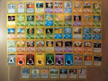 Pokémon Base Set - 57 Kaarten beschikbaar voor biedingen