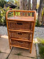 Rotan ladenkastje, Huis en Inrichting, Kasten | Ladekasten, Ophalen, 50 tot 100 cm, 3 of 4 laden, Minder dan 100 cm