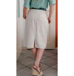 Bardehle vintage creme witte kokerrok rok jaren 80 M-L 35109, Kleding | Dames, Maat 38/40 (M), ., Wit, Ophalen of Verzenden