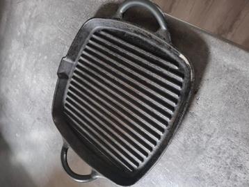 Gietijzeren grillpan beschikbaar voor biedingen