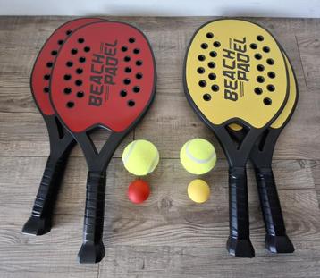 Nieuw padel rakets 4 stuk geel rood beschikbaar voor biedingen
