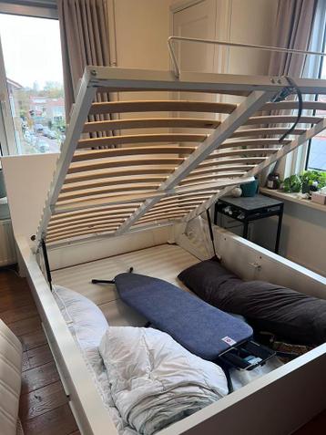 IKEA MALM bed 140x200 + LÖNSET lattenbodem - afbeelding 8