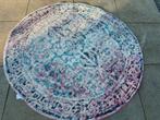 Vintage vloerkleed rond 200cm, Ophalen, Zo goed als nieuw, 200 cm of meer, Overige kleuren