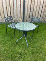 Bistroset antraciet, Overige materialen, Gebruikt, Tuinset, Ophalen