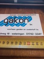 Gazon bv kassen /verwarming voorheen gardien Oosterhout bv w, Verzamelen, Stickers, Ophalen of Verzenden, Zo goed als nieuw