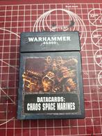 Warhammer 40k Datacards: Chaos Space Marines, Hobby en Vrije tijd, Wargaming, Ophalen of Verzenden, Gebruikt, Warhammer 40000