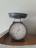 Vintage Weegschaal Klok, Ophalen of Verzenden, Gebruikt, Analoog, Wekker of Tafelklok