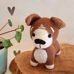 Handgemaakte corgi hond knuffel, Hobby en Vrije tijd, Breien en Haken, Ophalen of Verzenden, Nieuw, Breien, Naald