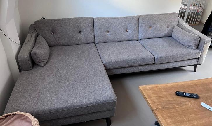 Wehkamp Home Amalfi hoekbank links – met gebruikssporen, Huis en Inrichting, Banken | Complete zithoeken, Gebruikt, Stof, Ophalen