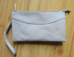 Nieuw: clutch schoudertas avondtasje rose beige reptiel, Ophalen of Verzenden, Nieuw, Beige, Avondtasje