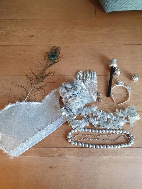 Zilveren outfit dames, Kleding | Dames, Carnavalskleding en Feestkleding, Zo goed als nieuw, Ophalen of Verzenden