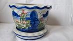 Chinese bloempot Doorsnede 17cm. hoogte 12cm, Antiek en Kunst, Ophalen of Verzenden