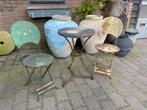 Oud bistro setje, Tuin en Terras, Ophalen, Gebruikt, Nvt, Nvt