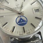 Certina SAURER Blue ribbon automatic horloge, Overige merken, Staal, 1960 of later, Met bandje