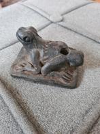 Maya kikker fluitje Zwarte klei ontwerp 1980 Reproductie, Antiek en Kunst, Curiosa en Brocante, Ophalen of Verzenden