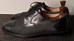 Gallus. Zwarte leren schoenen. Mt 44., Ophalen of Verzenden, Zo goed als nieuw, Veterschoenen, Zwart
