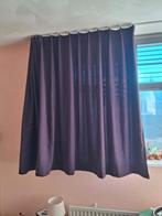 Één paars gordijn, Ophalen, Bruin, Gebruikt, 200 cm of meer