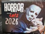 Kalender Horrorfilm acteurs met kat, Ophalen of Verzenden, Maandkalender, Nieuw