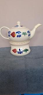 Boerenbont Theepot met Warmhouder, Ophalen, Gebruikt