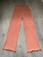 Zara plissé flared broek met rekbare tailleband maat S, Bruin, Zara, Ophalen of Verzenden, Zo goed als nieuw