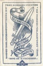 CADI Gezamelijke Militaire Fondsen - Prins Bernhard sticht., Verzamelen, Ophalen of Verzenden
